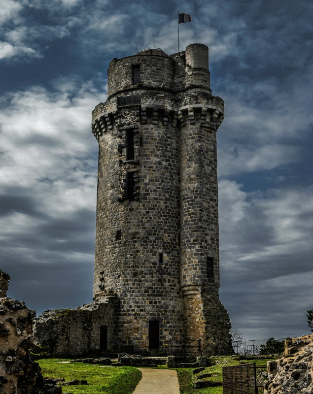 Historical stone tower.