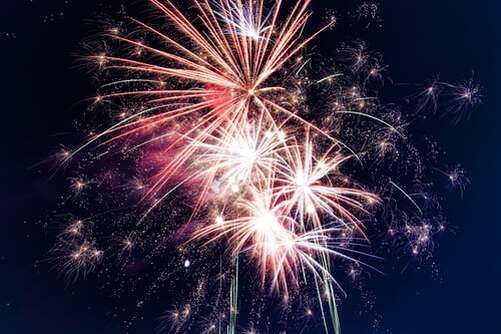 Firework display, illustrating the page title, ‘Spirit-led Celebration: The Rhythm of Festival’.